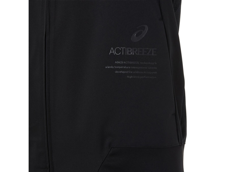 ACTIBREEZE DOUBLE RUSSEL MESH JACKET Performance Black Asics