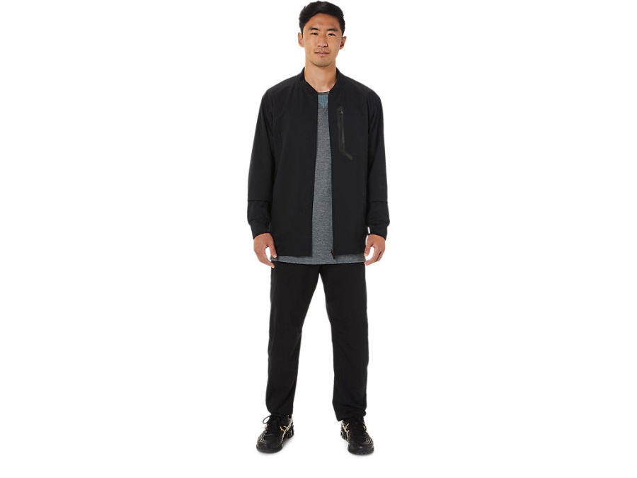 ACTIBREEZE DOUBLE RUSSEL MESH JACKET Performance Black Asics
