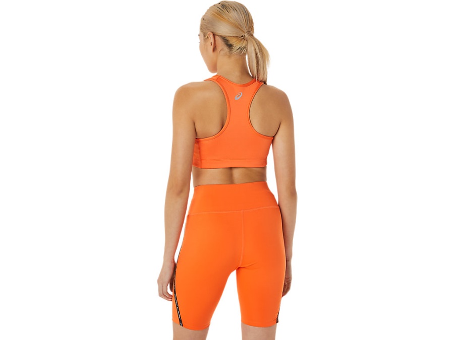 ASICS PADDED BRA Nova Orange-Night Shade Asics