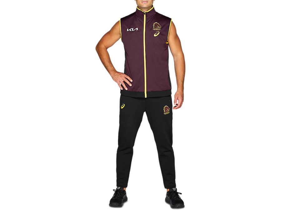 Asics BRISBANE BRONCOS TRAVEL PANT Performance Black