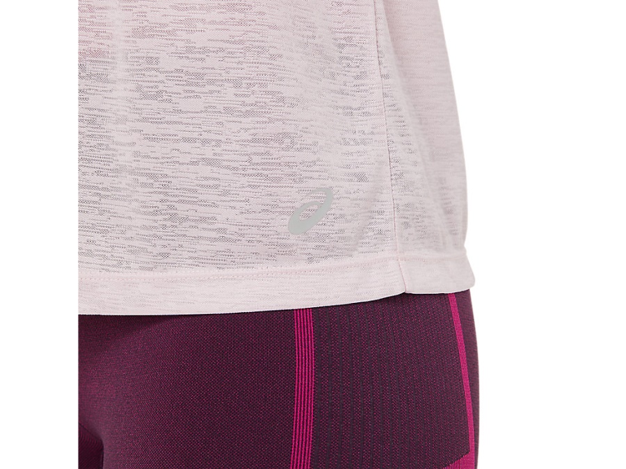 Asics Barely Rose OPEN BACK LONG SLEEVED TOP