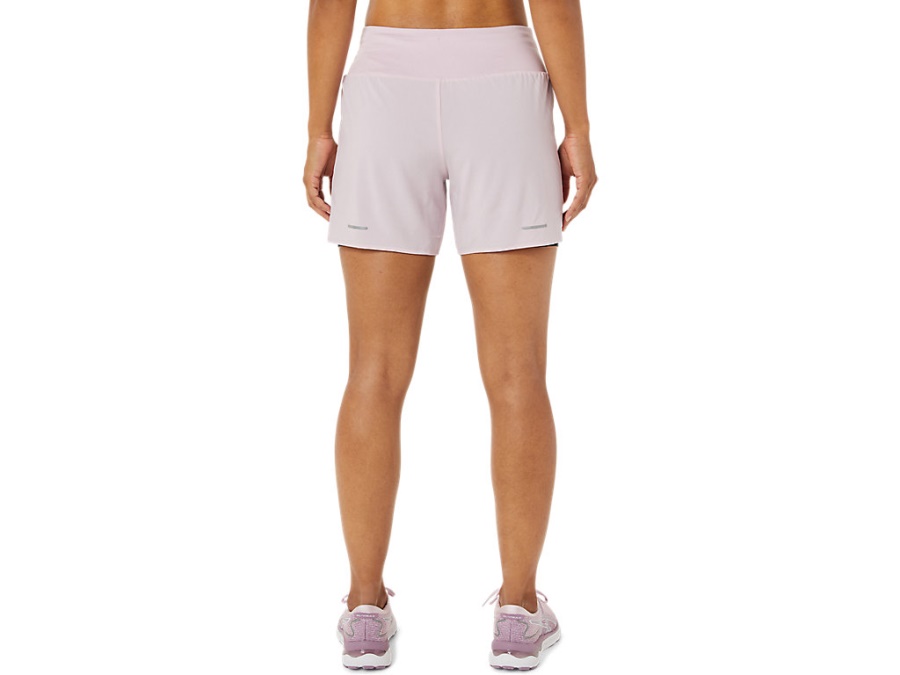 Asics Barely Rose-Performance Black ROAD 2-N-1 55 INCH SHORT