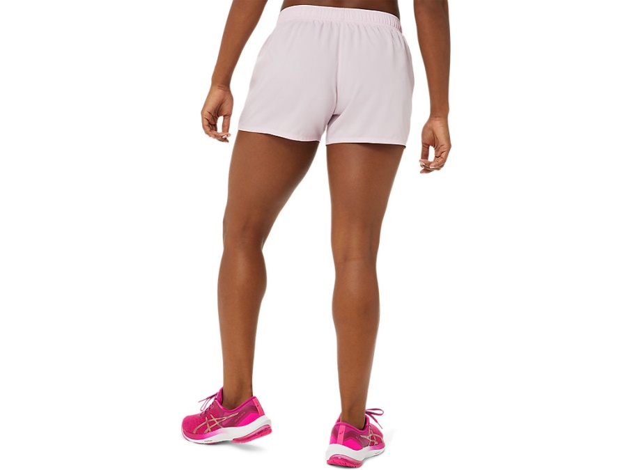 Asics Barely Rose SILVER 4 INCH SHORT