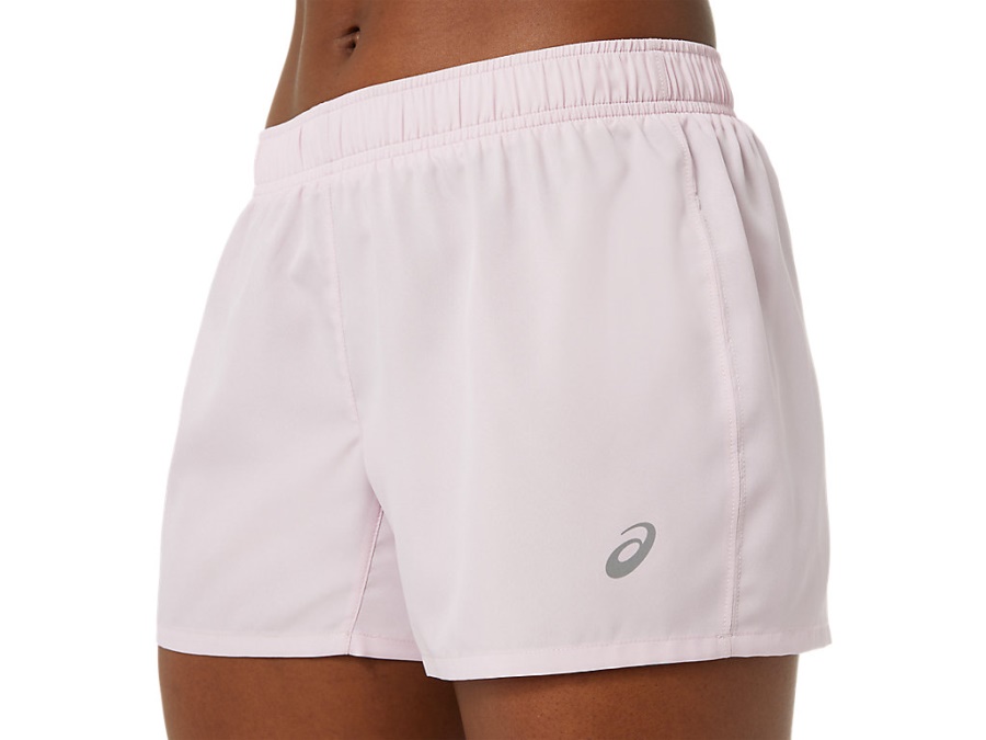 Asics Barely Rose SILVER 4 INCH SHORT