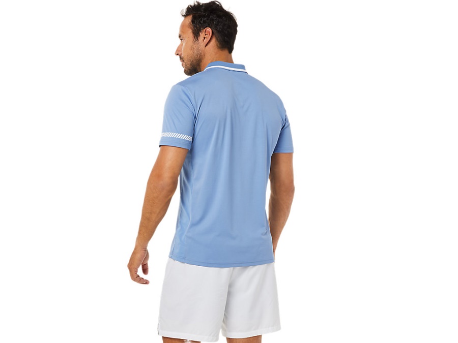 Asics Blue Harmony COURT POLO SHIRT
