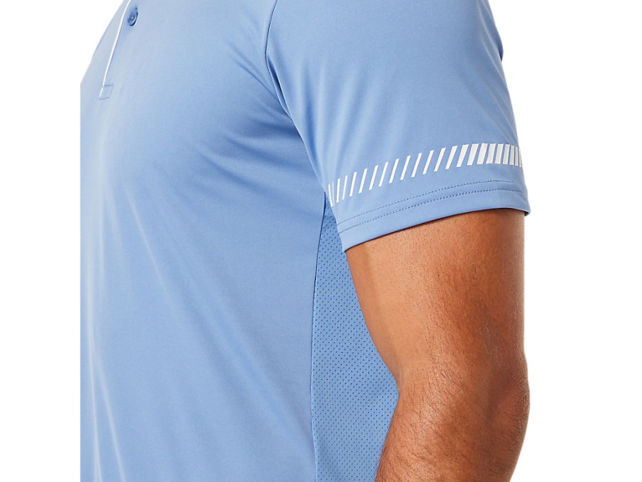 Asics Blue Harmony COURT POLO SHIRT