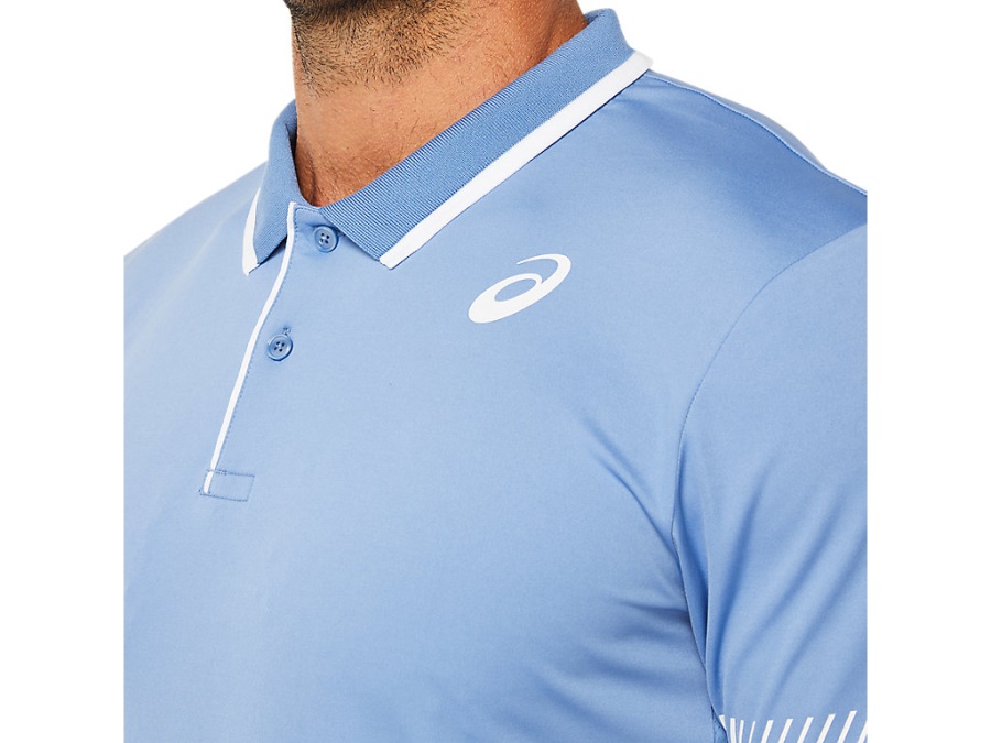 Asics Blue Harmony COURT POLO SHIRT