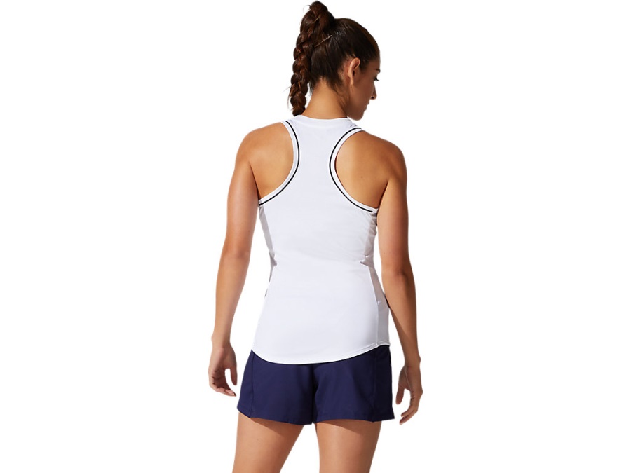 Asics Brilliant White COURT PIPING TANK