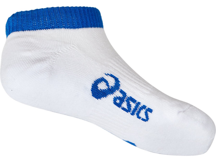 Asics Brilliant White-Illusion Blue KIDS PACE LOW SOCKS