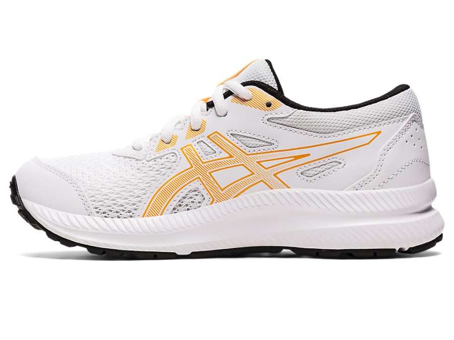 Asics CONTEND 8 GS White-Amber
