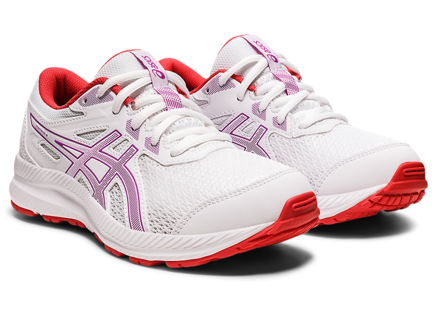 Asics CONTEND 8 GS White-Orchid