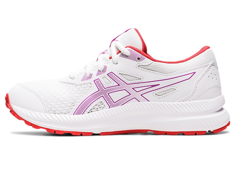 Asics CONTEND 8 GS White-Orchid
