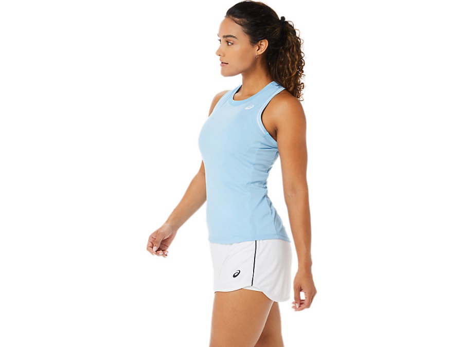 Asics COURT PIPING TANK Arctic Sky