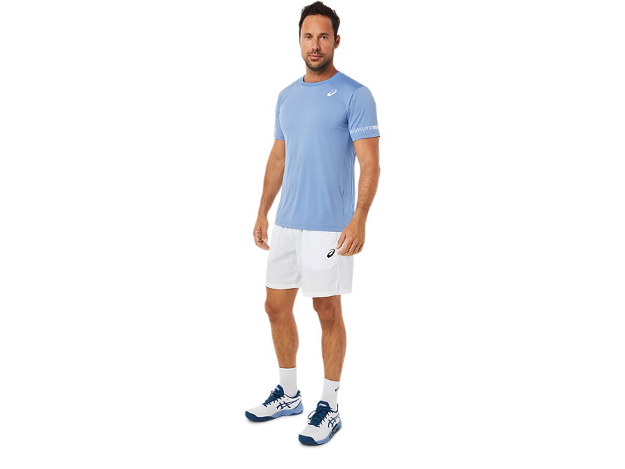 Asics COURT SHORT SLEEVED TEE Blue Harmony