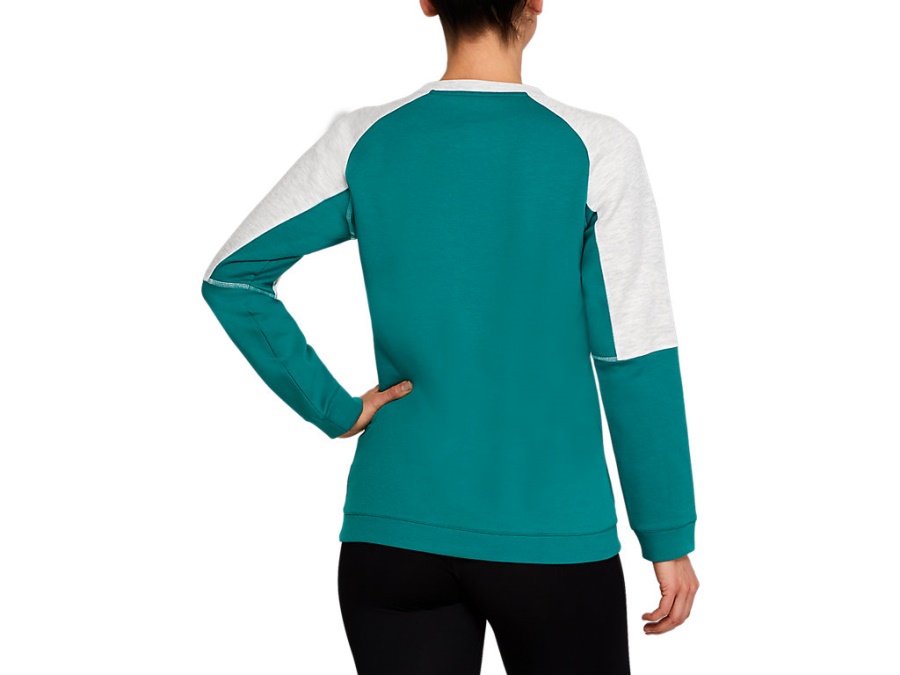 Asics CRICKET AUSTRALIA CREW FLEECE Jungle