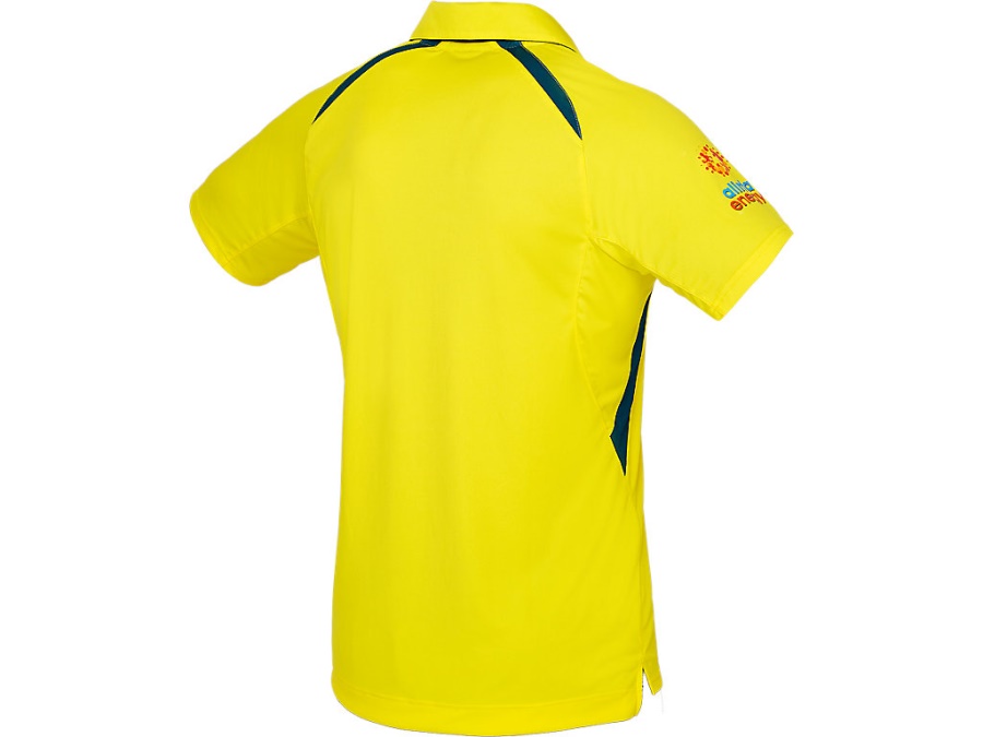 Asics CRICKET AUSTRALIA REPLICA ODI HOME SHIRT Blazing Yellow