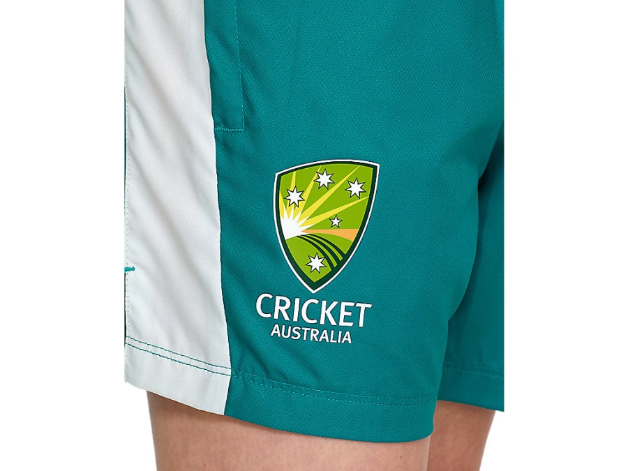 Asics CRICKET AUSTRALIA REPLICA TRAINING SHORT YOUTH Jungle