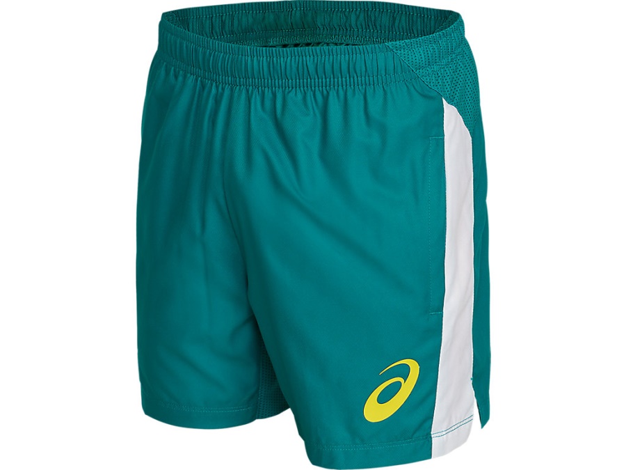 Asics CRICKET AUSTRALIA REPLICA TRAINING SHORT YOUTH Jungle