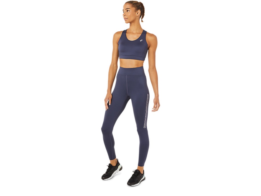 Asics CROSS BACK STRAPPED BRA Indigo Fog