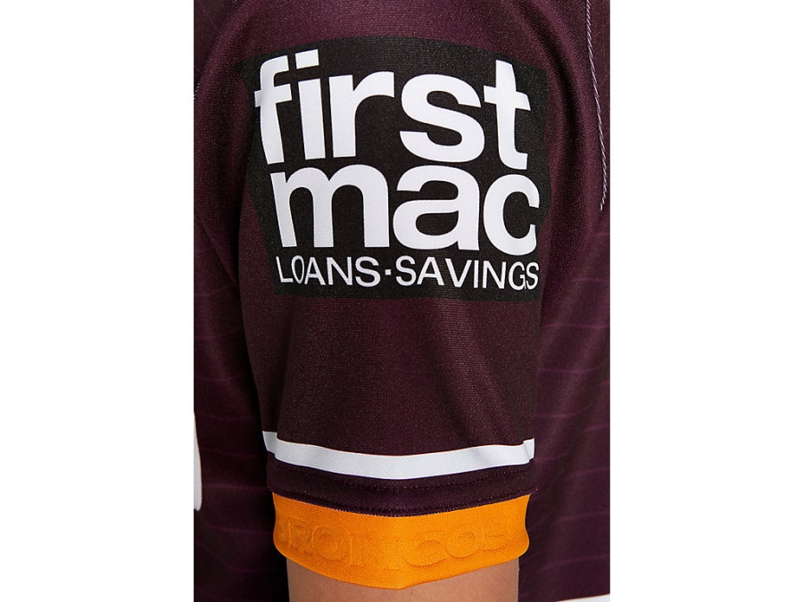 Asics Deep Mars BRISBANE BRONCOS REPLICA HOME JERSEY YOUTH