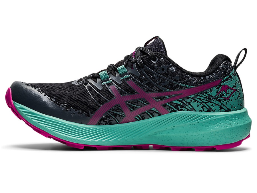 Asics FUJI LITE 2 Black-Fuchsia Red