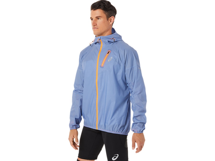 Asics FUJITRAIL JACKET Blue Harmony