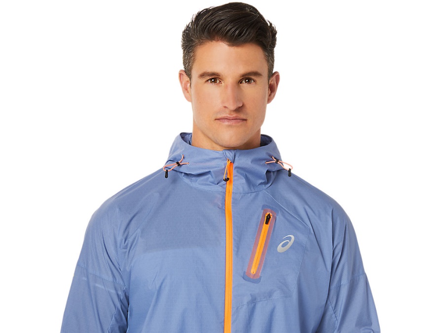 Asics FUJITRAIL JACKET Blue Harmony