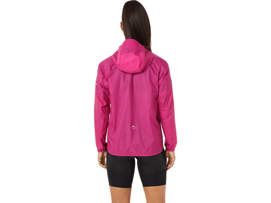 Asics FUJITRAIL JACKET Fuchsia Red