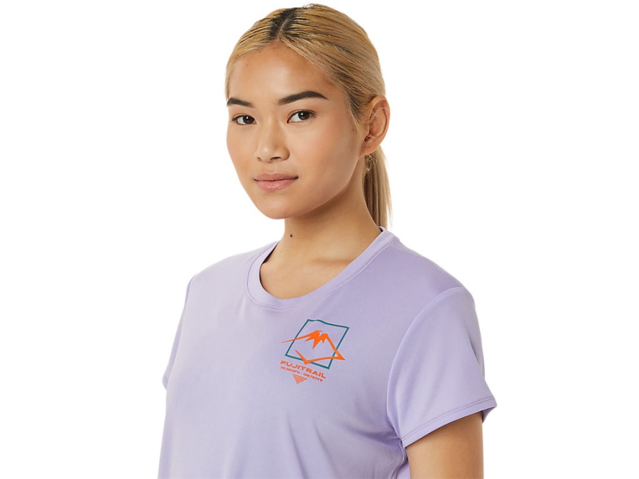 Asics FUJITRAIL LOGO SHORT SLEEVED TOP Vapor