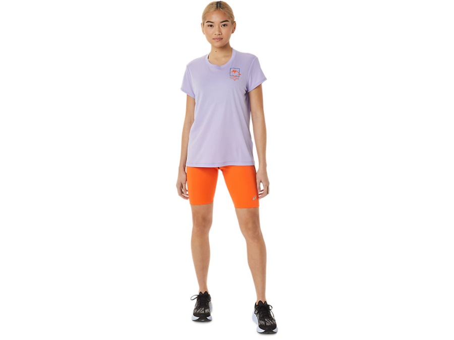 Asics FUJITRAIL LOGO SHORT SLEEVED TOP Vapor