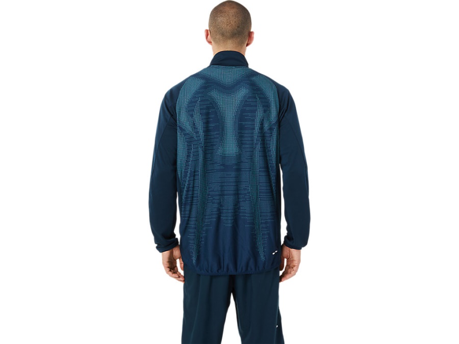 Asics French Blue ACTIBREEZE JACQUARD JACKET