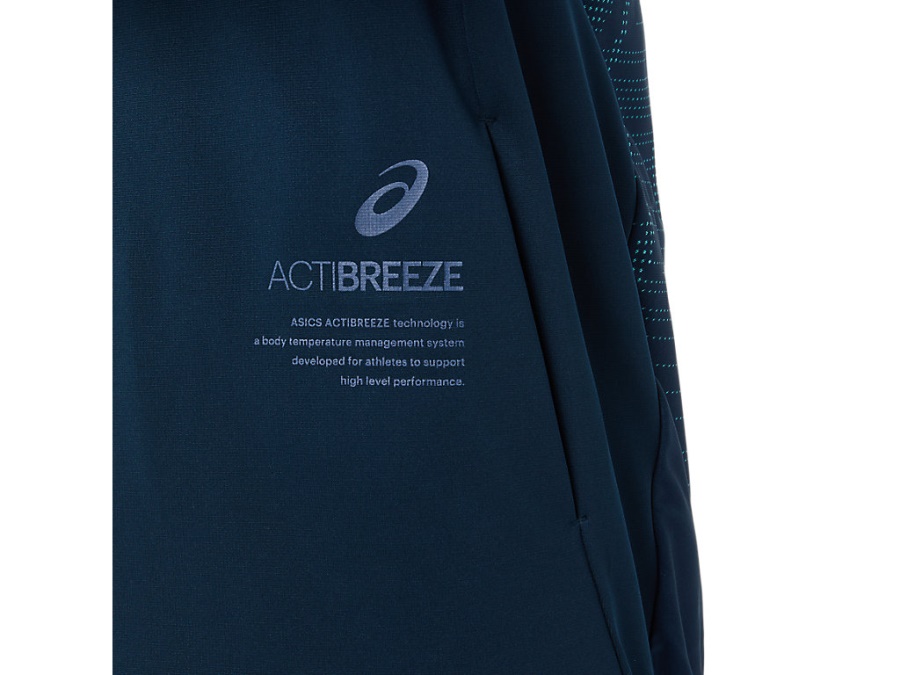 Asics French Blue ACTIBREEZE JACQUARD JACKET