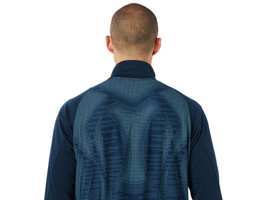 Asics French Blue ACTIBREEZE JACQUARD JACKET