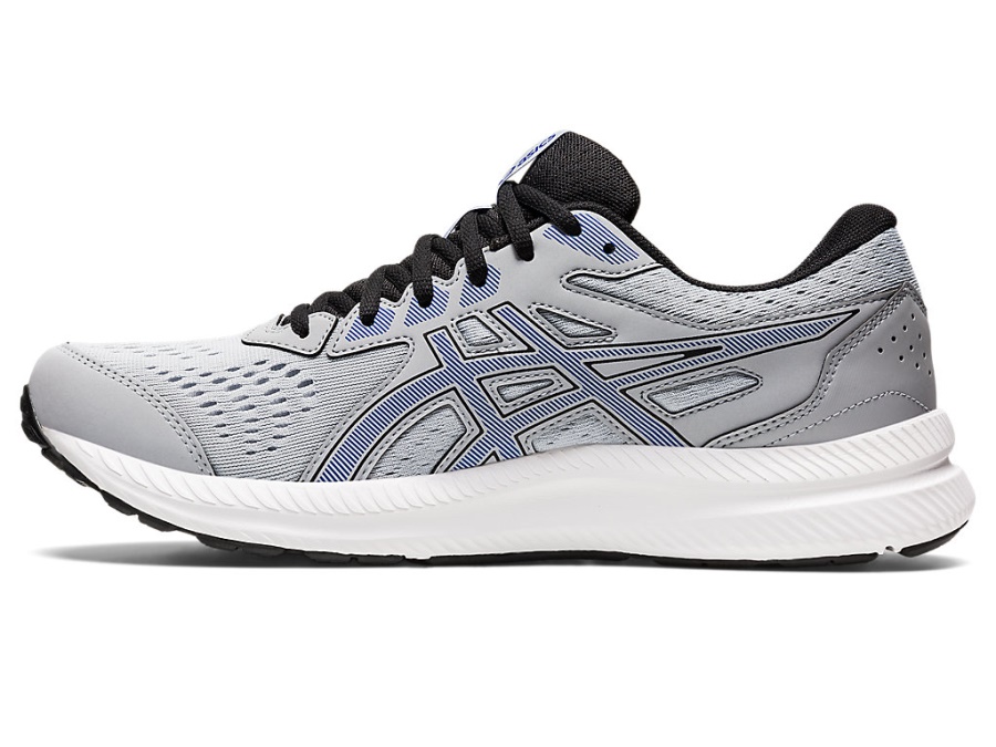Asics GEL-CONTEND 8 (4E EXTRA WIDE) Piedmont Grey-Asics Blue