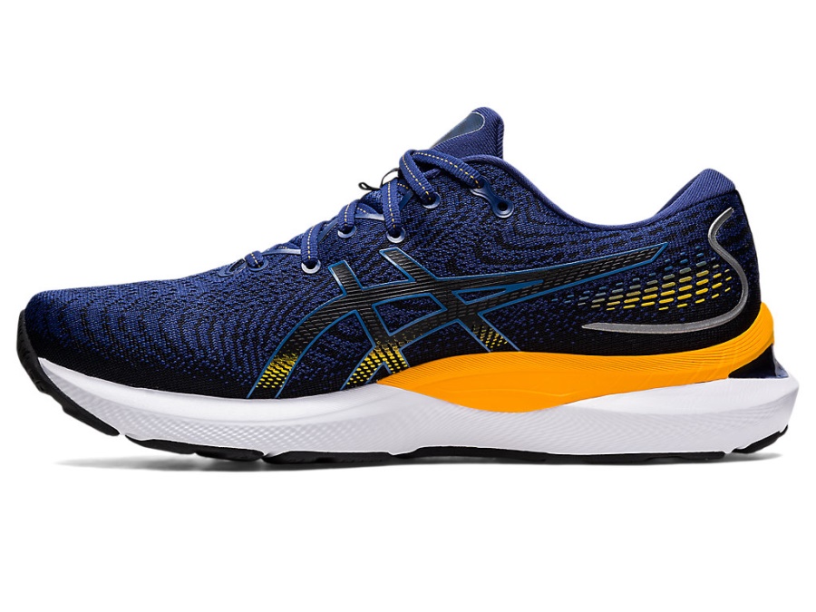 Asics GEL-CUMULUS 24 (2E WIDE) Deep Ocean-Amber