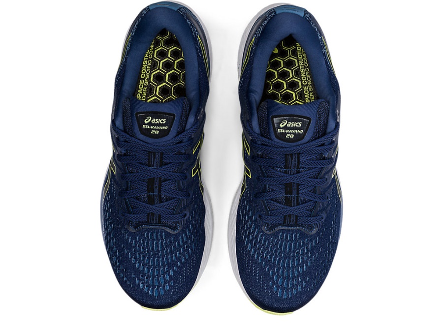 Asics GEL-KAYANO 28 Thunder Blue-Glow Yellow