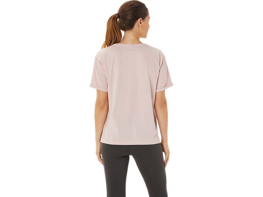 Asics Ginger Peach HERITAGE FONT GRAPHIC TEE