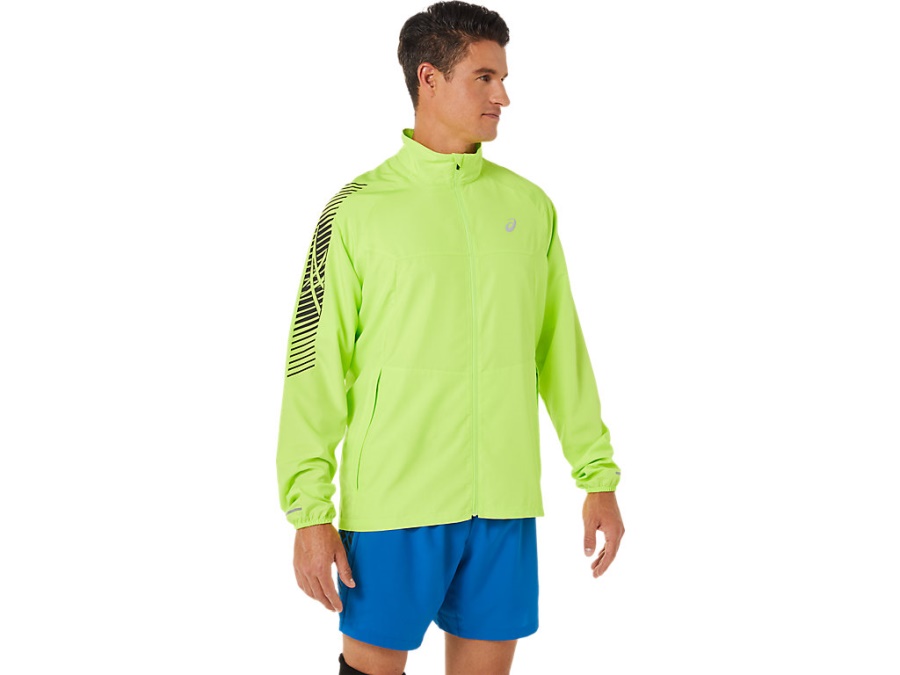 Asics Hazard Green-Graphite Grey ICON JACKET
