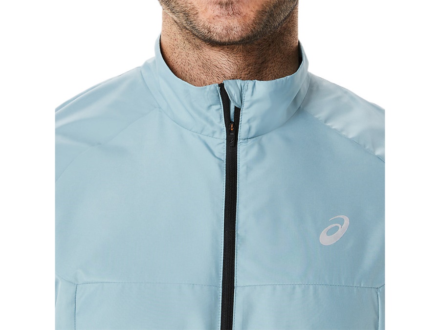 Asics ICON JACKET Light Steel-Performance Black
