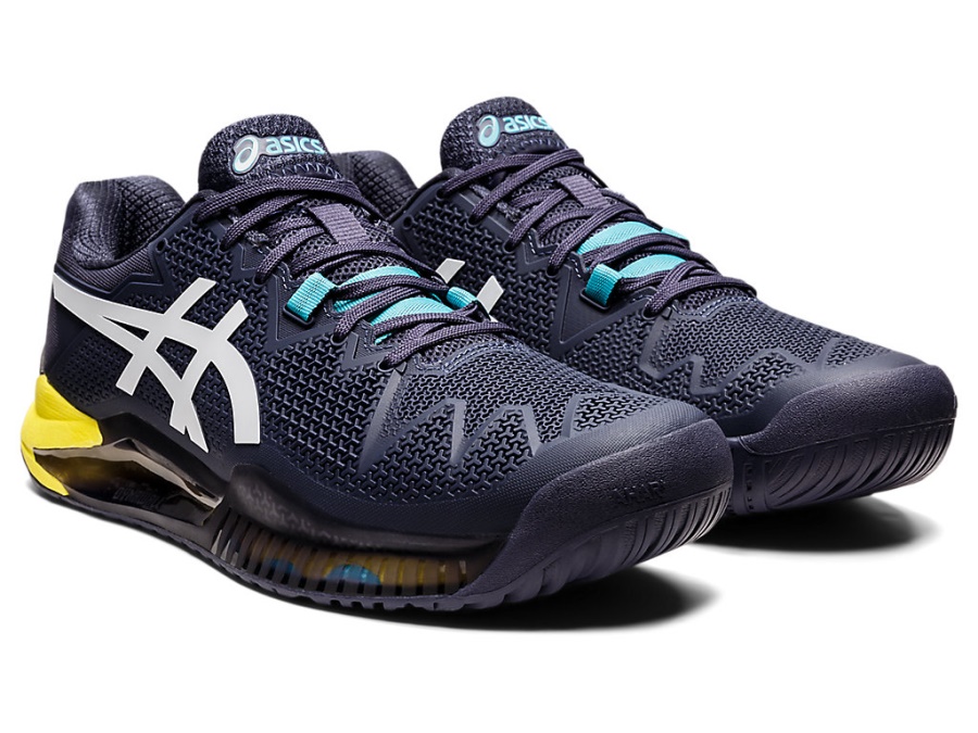 Asics Indigo Fog-White GEL-RESOLUTION 8 (HARDCOURT)