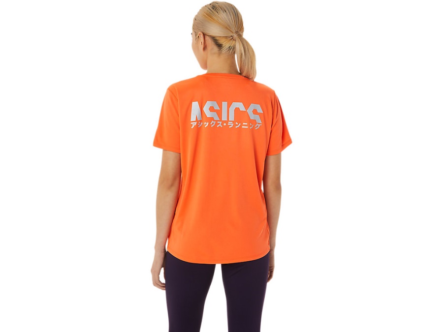 Asics KATAKANA SHORT SLEEVED TOP Nova Orange