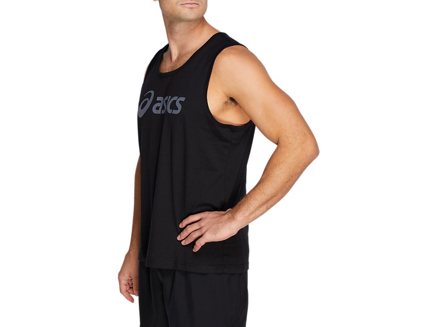 Asics LOGO TANK Performance Black