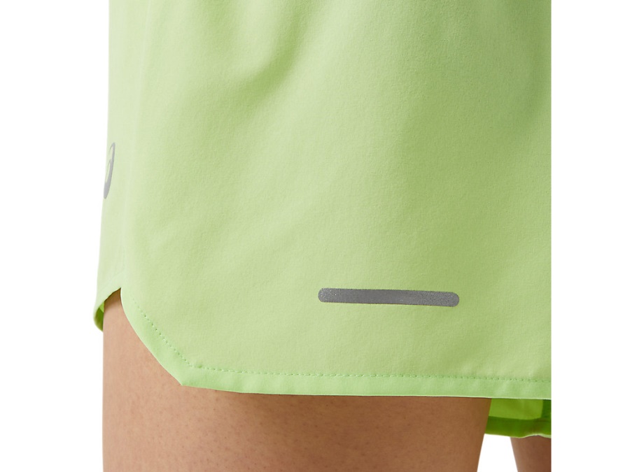 Asics Lime Green ROAD 35 INCH SHORT