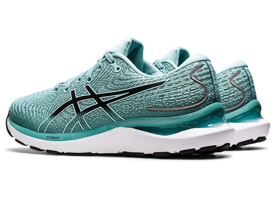 Asics Oasis Green-Black GEL-CUMULUS 24 (D WIDE)