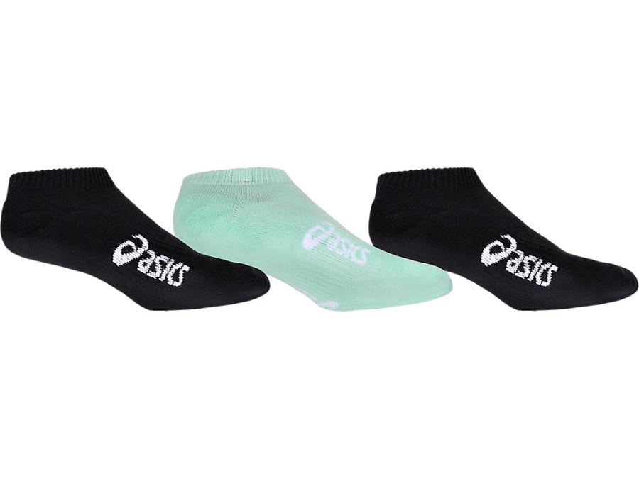 Asics PACE LOW SOCK 3 PACK Performance Black-Mint Tint