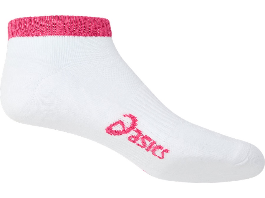 Asics PACE LOW SOCK Brilliant White-Pink Cameo