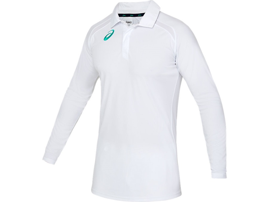 Asics PLAYING SHIRT LONG SLEEVED WHITE Brilliant White