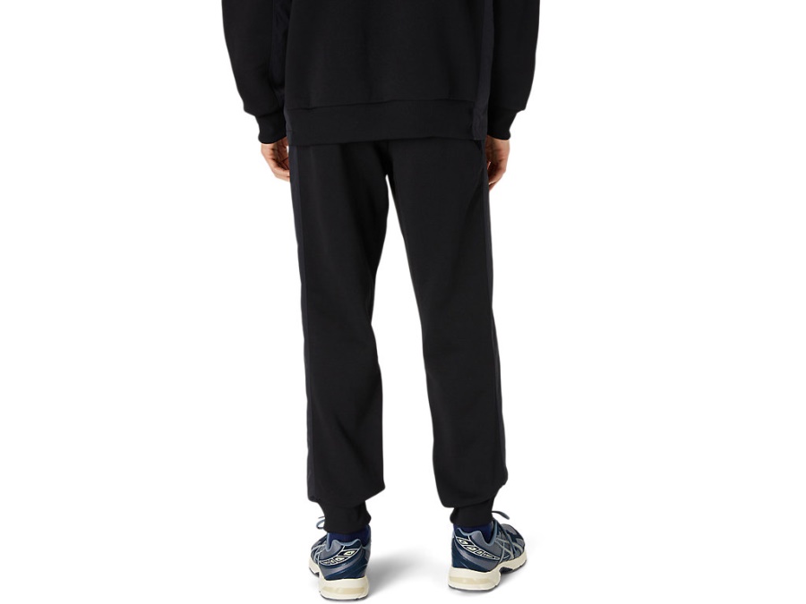Asics Performance Black BRUSHED FRENCH TERRY PANT