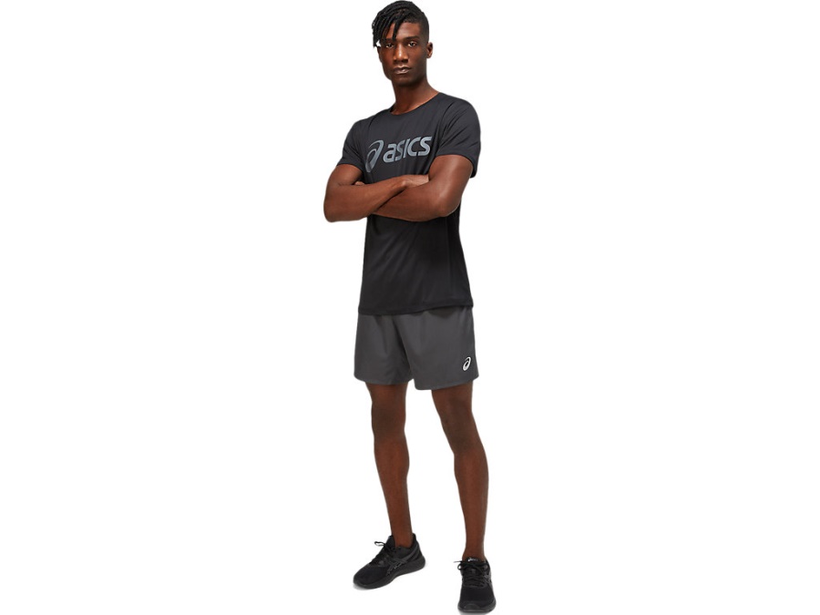 Asics Performance Black-Carrier Grey SILVER ASICS TOP