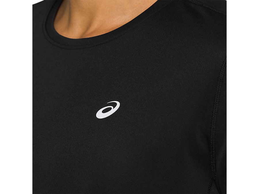 Asics Performance Black KATAKANA SHORT SLEEVED TOP